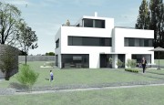 11.2012 - Entwurf eines Doppelhauses in Tutzing
